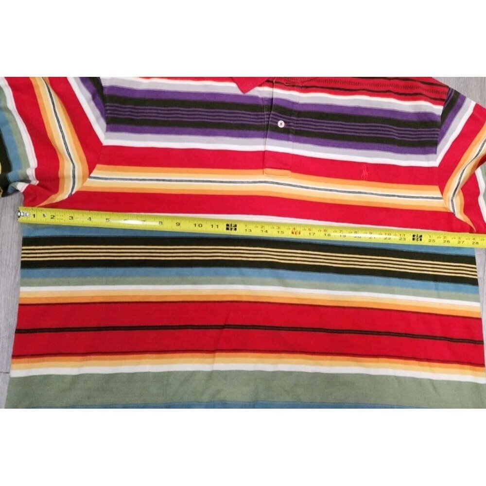 Polo Ralph Lauren Shirt 3XB 3XL Southwest Knit Aztec Navajo Blanket Stripe 90s - Picture 7 of 9